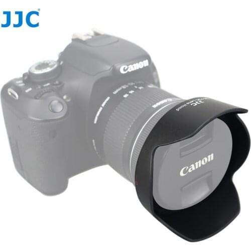 JJC LH-73C Lens Hood Reversible Flower Shade For Canon EF-S 10-18mm f/4.5-5.6 IS STM Lens Replaces CANON EW-73C