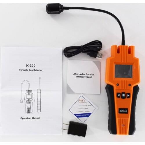K-300 Portable hydrogen H2 gas Detector Digital H2 leak Gas Detector Industrial Gas Analyzer Explosion-proof USB rechargeable