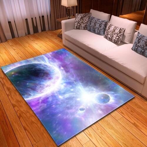 Nordic Galaxy Space 3D Printed Large Size Carpets For Living Room Bedroom Area Rugs Super Mat/Rug Parlor Soft Flannel Decor Home