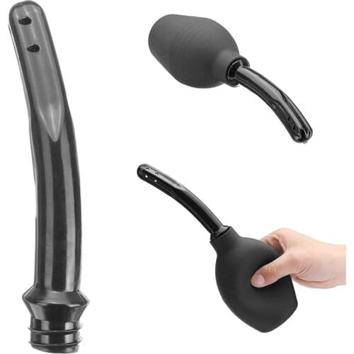 310ml Medical Anal cleaner Safe Rectal Syringe Stream Douche Enema Colon Rubber Vaginal Cleaner Tool for Men and Women