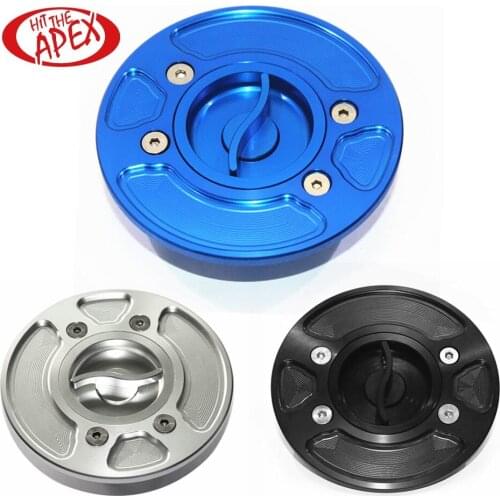 Motorcycle CNC Quick Releas Racing Fuel Tank Gas Cap for BMW S1000R 2014-2017 & S1000RR 2009-2017 Keyless Gas Cover Waterproof