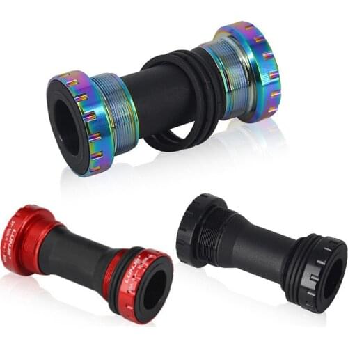 68-73 Bike Bottom Bracket BC1.37x24T MTB Road Folding Bicycle Hollow Threaded BB Central Axis Light Weight High Lubricity