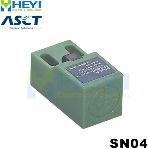 Non-flush SN04 NO/NC 2-wire, 3-wire proximity switch Square sensoring switch inductance sensor