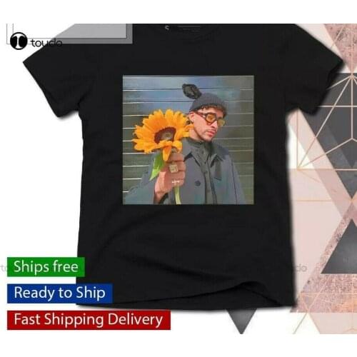New Bad Bunny Sunflower T Shirt New S-5Xl Sleeveless Shirts For Men teacher tshirts Unisex