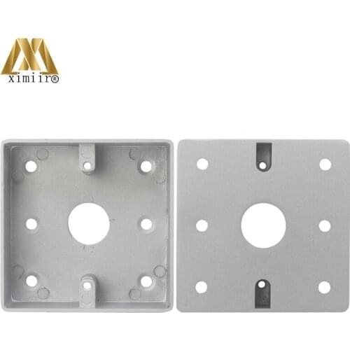 New Arrival Back Box For Exit Button Switch Door Access Control Exit Release Button EB01 Matte Surface Back Box 10PCS