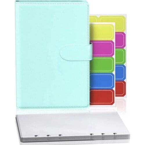 Budget Binder with Cash Envelopes- A6 Binder Planner with Pockets - Cash Envelopes for Budgeting Binder Organizer