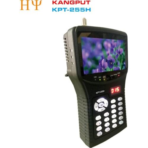 [Genuine] KPT-255H DVB-S2 FTA C KU Band Digital Satellite Finder Meter with MPEG-2/MPEG-4 Better than KPT-955H