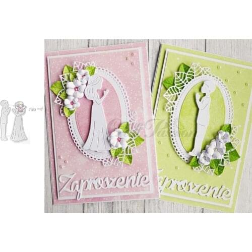 Mmao Crafts Metal Steel Cutting Dies Latest Praying wishing child Stencil For DIY Scrapbooking Paper/photo Cards Embossing Dies