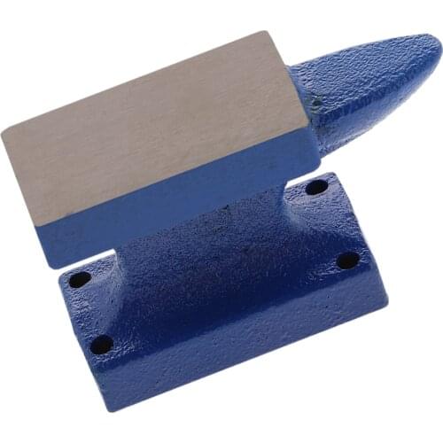 Blue Horn Anvil Iron Metal Working Jewelers Bench Forming Blacksmith Tool 6x3.3x9cm
