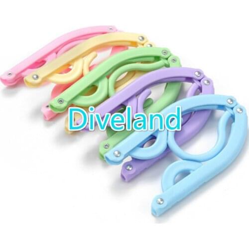 Wetsuit Drying Folding Clothes Hanger Non-slip Plastic Clothes Holder Rack Foldable Laundry Storage Home Organizer Travel Clothe