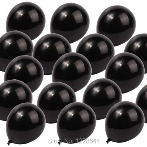Event Party suppplies Matt Black color balloon Party favors air balloons Thick 2.3g Good quality 200pcs/lot wholesale