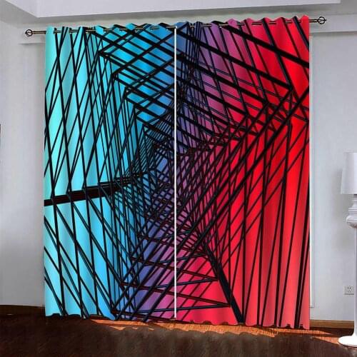 Customized 3d curtains new bay window balcony thickened windshield blackout curtains stereoscopic personality curtains