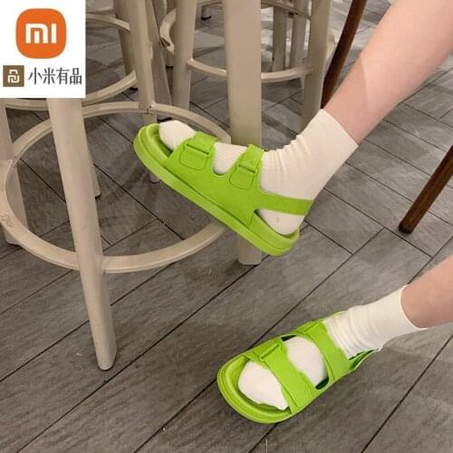 Xiaomi 2021 Sandals Female Fashion Beach Rome Sandal Platform Buckle Summer Shoes Woman Sandalias Footwear