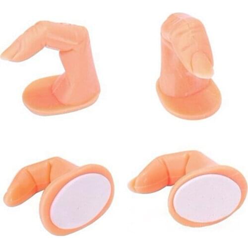 1 PC Fake Fingers Model Practice Training Nail Art False Tips Display Tool