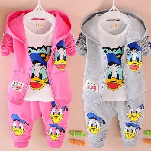 New Fashion Boys Clothing Sets Kids Autumn Character Cotton Long Sleeve Shirt +Pants+ Vest 3 Pcs Suit Children Clothes Set