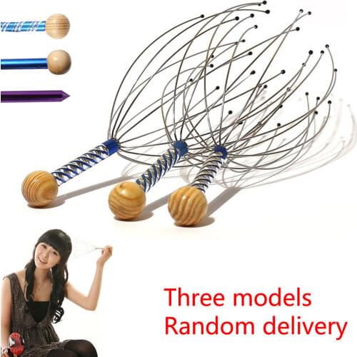 Hot Sale 1PC/2PCS Head Scalp Neck Equipment Stress Release Relax Massage Body Massager Head Massage Tools Random Color