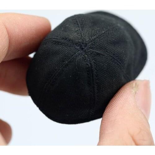 1/6 Scale Unisex Baseball cap male trend soldier Men Sports black hat cap model cloth cap for 12'' Action Figure accessories