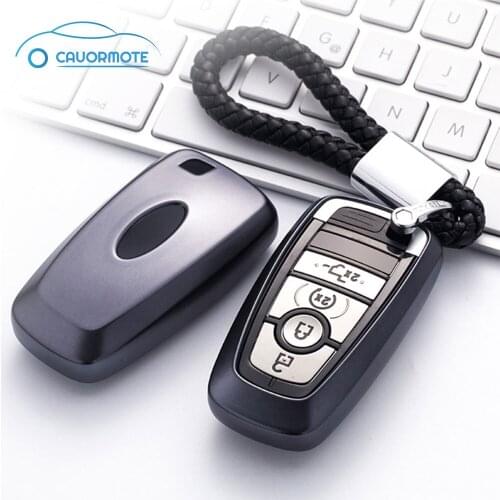 TPU Key Cover For Ford Mondeo F-150 F-250 F-350 F-450 F-550 Durable Plastic Protective Car Key Shell Key Case with Keychain