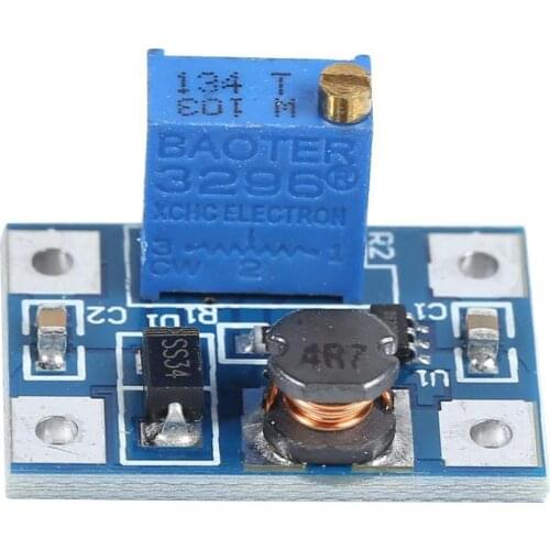 DC-DC 2-24V to 2-28V Step-UP Power Module SX1308 2A Adjustable Voltage Boost Converter Board