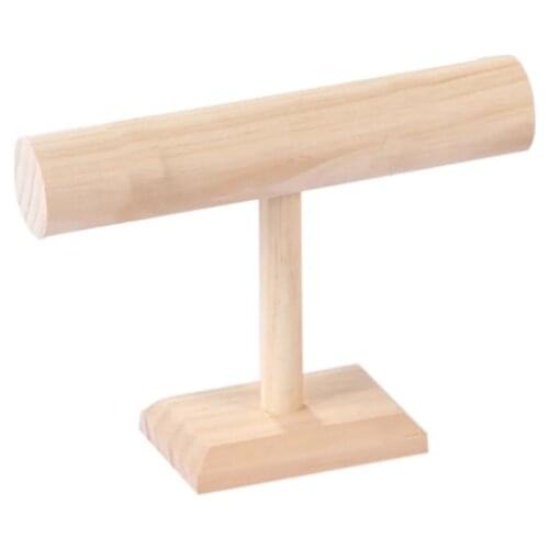 DIY Wood Display Watch Bracelet Jewelry Display Stand Holder Women Bracelet Necklace Jewelry Display Stand
