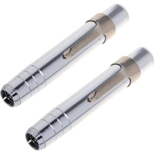 2 PCS Silver Aluminum Alloy Chalk Keeper Holder (pack of Two)