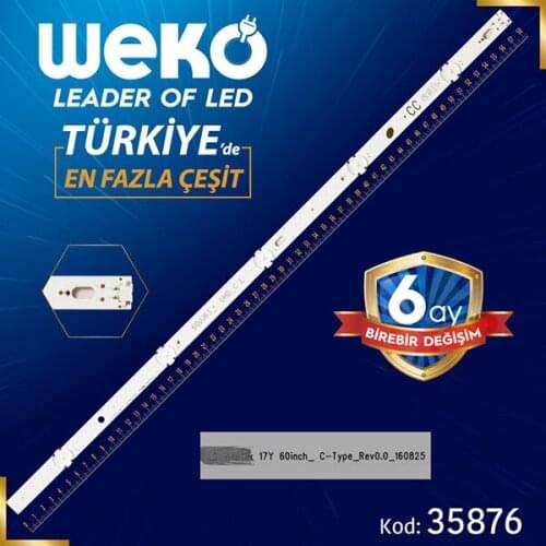 For LG İNNOTEK 17Y 60İNCH _ C-TYPE _ REV0.0 _ 160825 - CC 60 UJ63 _ UHD_C - 5 LED 58.3 CM - (WK-1338)