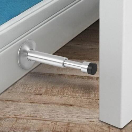 BETOCI Hydraulic Buffer Door Stopper,Pure Copper And Aluminum Alloy Floor Door Stops,Wall-Mounted Bumper,Non-Magnetic Hardware