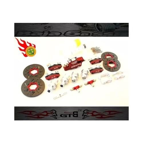 GTBracing 4 wheel hydraulic disc brake for 1/5 Scale gas baja 5B 5T 5SC GR077