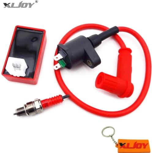 Racing Ignition Coil + 5 Pins AC CDI Box + A7TC Spark Plug For Chinese 50 70 110 125 160 cc CRF50 Pit Dirt Bike ATV Quad Go Kart