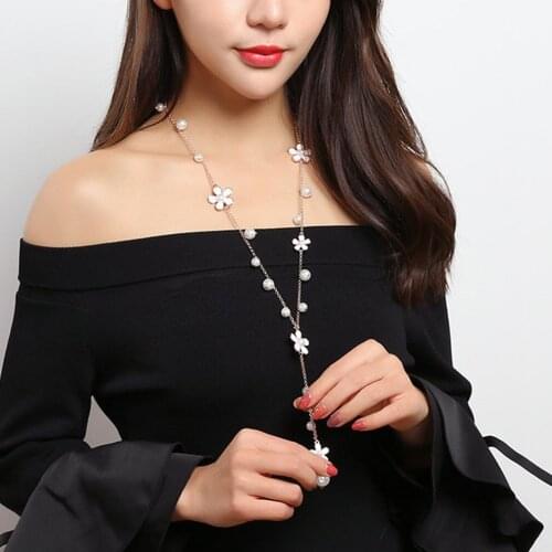 Statement Maxi Fashion Long Necklaces & Pendants for Women Fashion Geometric Necklace Jewelry Collier Femme Collar Accessories