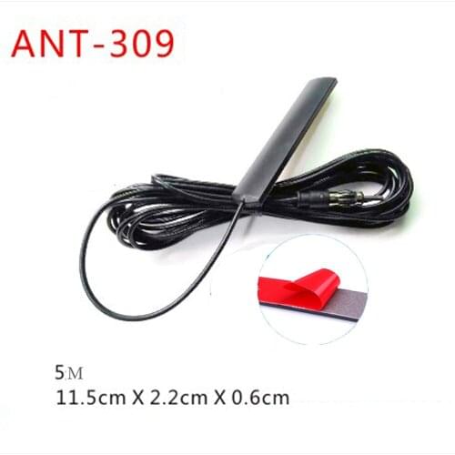 Mini 5M Signal AMP Car Antenna Stereo Radio FM Amplifier Booster Enhance Antenna Auto Accessories Marine Boat Car Vehicle