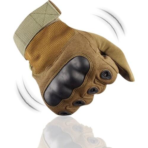 Breathable Motorcycle Gloves Touchscreen Leather Hard Knuckle Full Finger Motobike Riding Moto Protective Gear Motocross Gloves