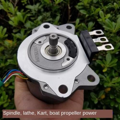12V 500W High Power Brushless Motor Motor, Spindle, Thruster, Lathe Karting Power Geared Motor Dc Geared Motor 12v
