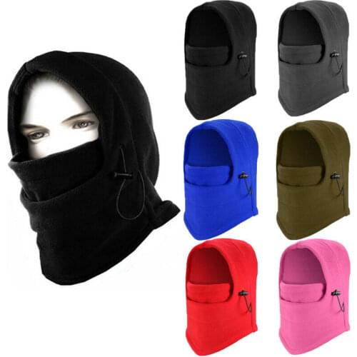 Mens Full Face Fleece Cap Snow Windproof Warmer Balaclava Biker Winter Ski Hat