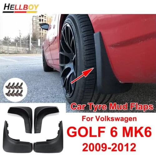 OEM Car Tyre Mud Flaps For VW GOLF 6 MK6 2013 2012 2011 2010 2009 Fender Protector Cover Mudguards Splash Mub Guards Accessories
