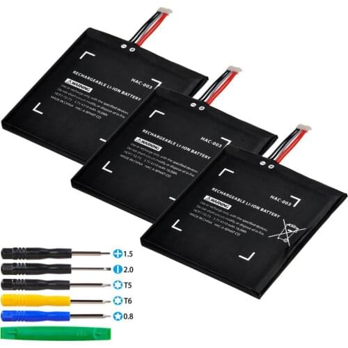 4310mAh HAC-003 Battery Replacement for Nintend Nitendo Game Console with Free Tools