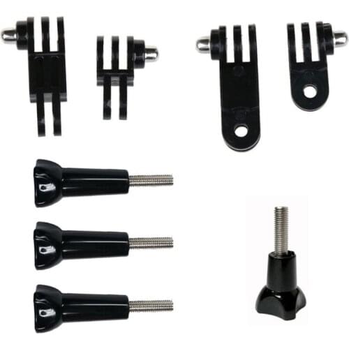 Professional Monopod Adapter Universal Converter Mount Kit with 3 Long 1 Short Screw For Action Camera Accessories H3CA