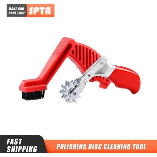 Single Sale) SPTA Polishing Disc Cleaning Brush Buffing Sponge Wool Pads Cleaning Brushes Car Polishing Pads Cleaning Tool
