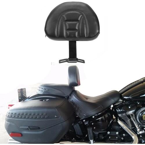 Motorcycle Driver Backrest Plug IN Sissy Bar For Harley Fatboy Heritage Softail 2007-2018