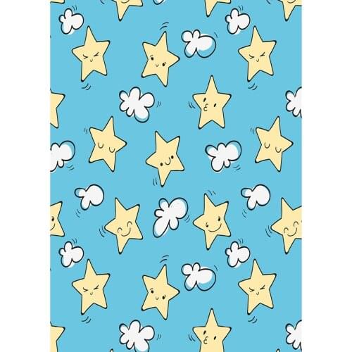Blue Wallpaper Photography Background Star Backdrop for Photo Shoot Props Party Children Baby New Born Backdrops Photo Studio