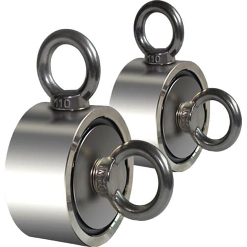 Max 200kg Super Strong Magnet Pot Fishing Magnets Salvage Fishing Hook Magnets Strongest Permanent Powerful Neodymium Magnetic