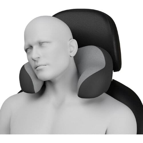 U-shaped Neck Pillow Auto Passenger Seat Headrest Car Memory Foam Detachable Comfortable Sleeping Nap Time Cushion Head Support