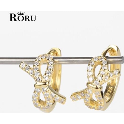 Vintage Hoop Earrings Small Gold 925 Sterling Silver Zircon Earring Fashion Jewelry 2021 for Women Wife Gifts