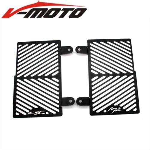 High-quality For HONDA CRF1000L CRF 1000L Africa Twin 2016 2017 Stainless Steel Motorcycle radiator grille guard protection