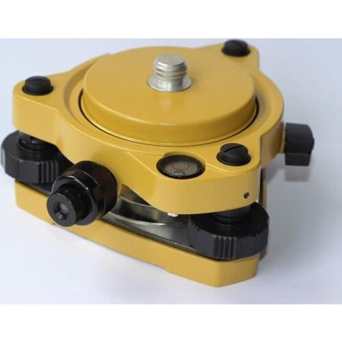 Yellow GPS Carrier Fixed Adapter with 5/8 rotate & Tribrach With Optical plummet
