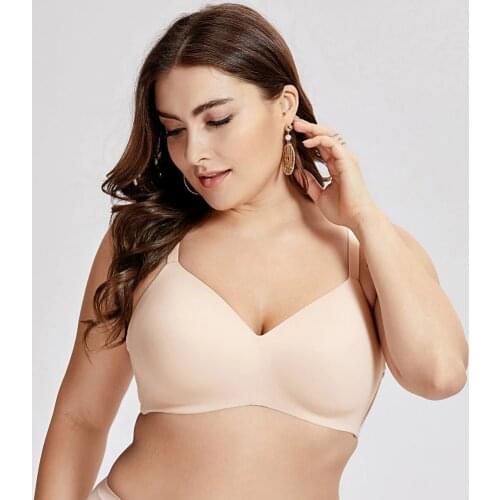 Womens Smooth Comfort Soft Cup Wirefree Lightly Lined Seamless Bra