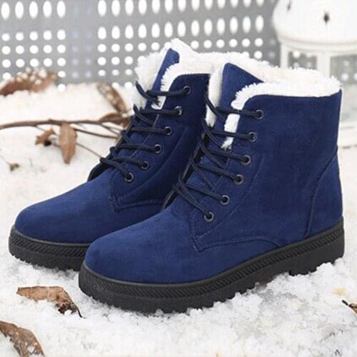 Snow boots winter ankle boots women shoes plus size shoes fashion heels winter boots fashion shoes