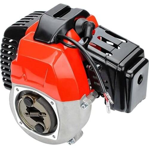 1Set 2 Stroke 49CC single cylinder Gasoline Engine For Chinese Mini Pocket Bike Gas Scooter ATV Quad Bicycle lawn mower