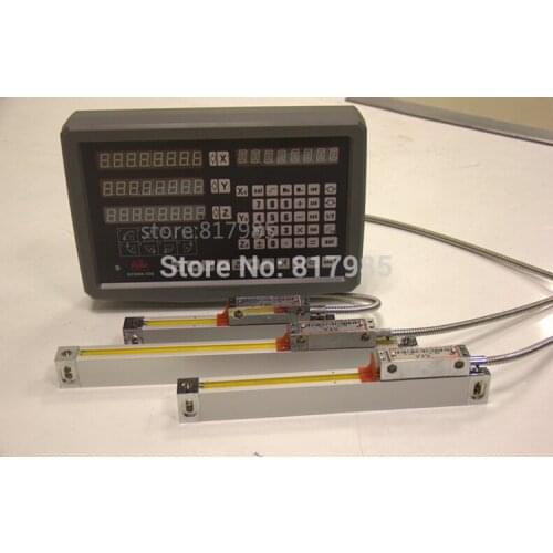 Best quality 9X42" 3 Axis digital readout DRO for milling lathe with high precision linear scale,Linear encoder free shipping