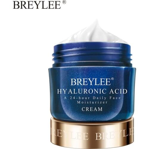 Breylee Hyaluronic Acid Face Cream Moisturizer Whitening Facial Skin Care For Expensive A 24-hour Daily Acne Treatment Cream 40g